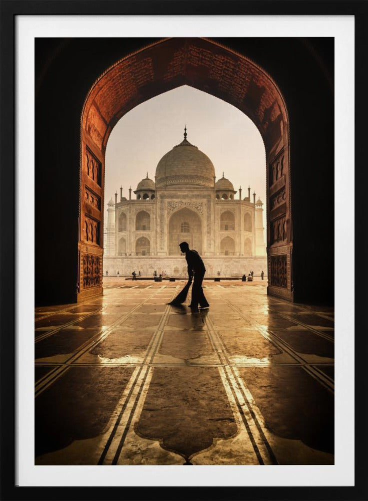 Taj Mahal-schoonmaker | Poster