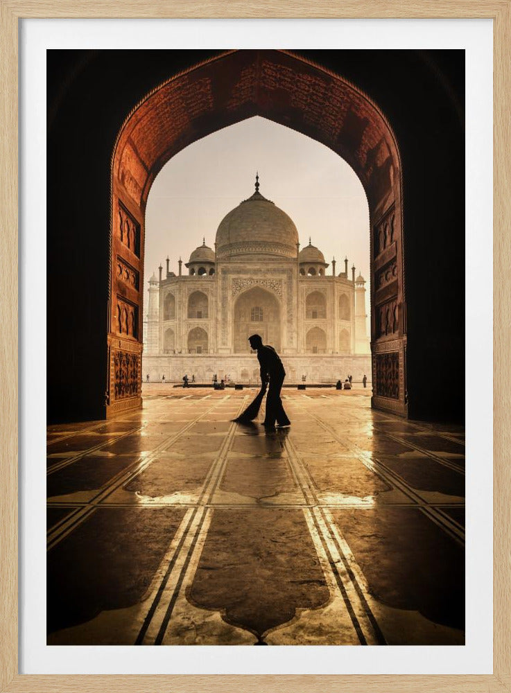 Taj Mahal-schoonmaker | Poster