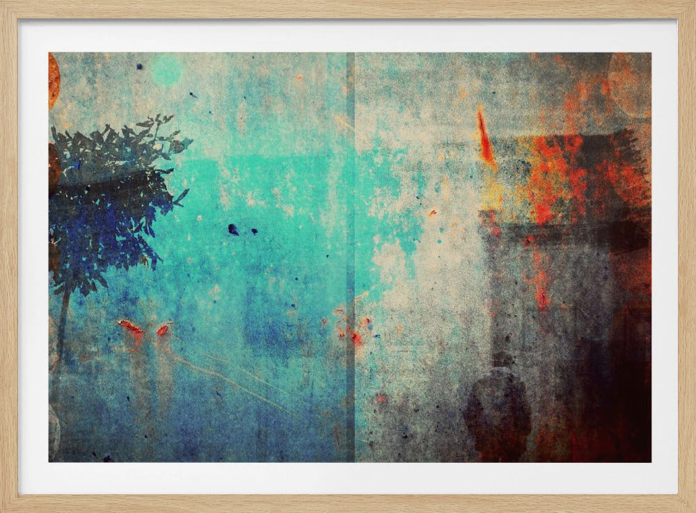 Eenrichtingsverkeer (schaduwen) | Poster