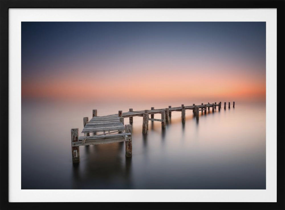 Oude pier II | Poster