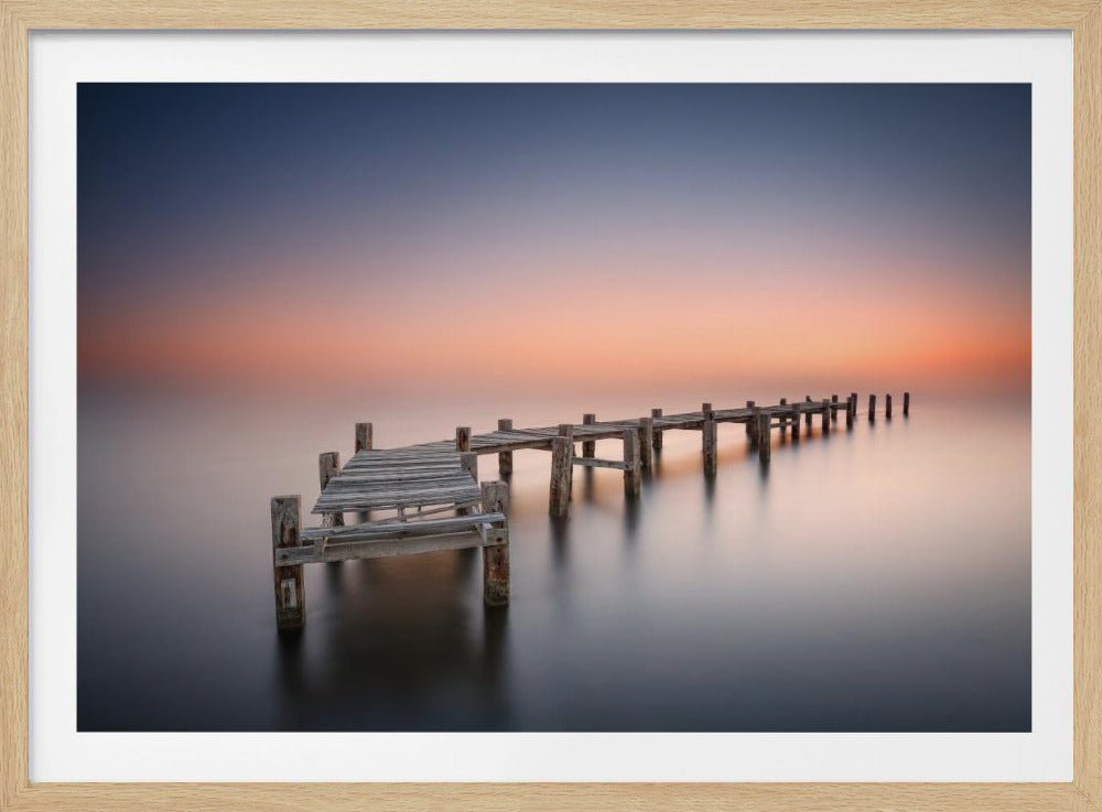 Oude pier II | Poster