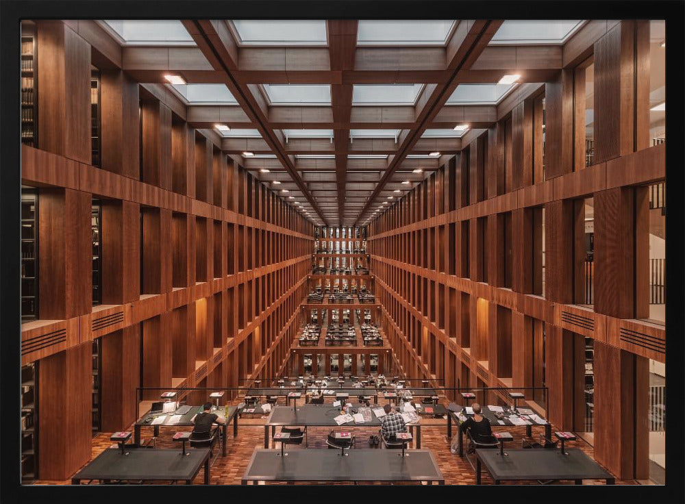 Bibliotheek in Berlijn. | Poster