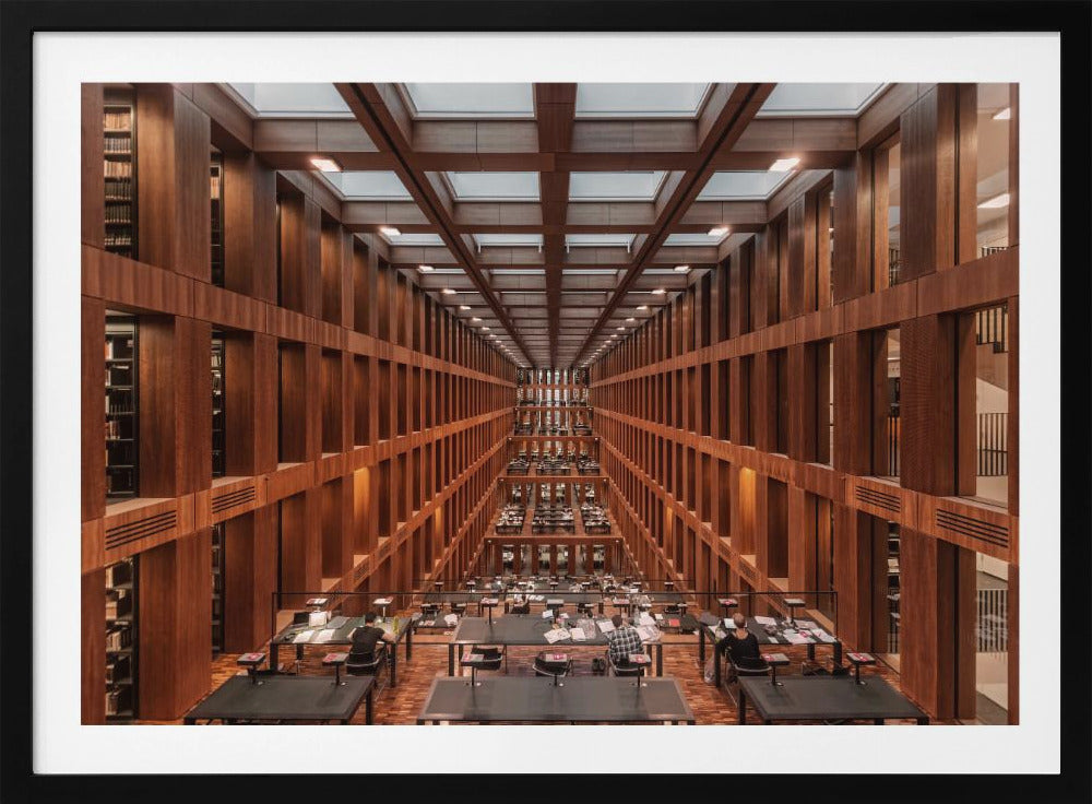 Bibliotheek in Berlijn. | Poster