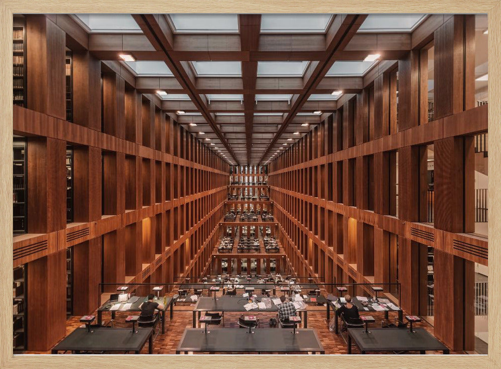Bibliotheek in Berlijn. | Poster