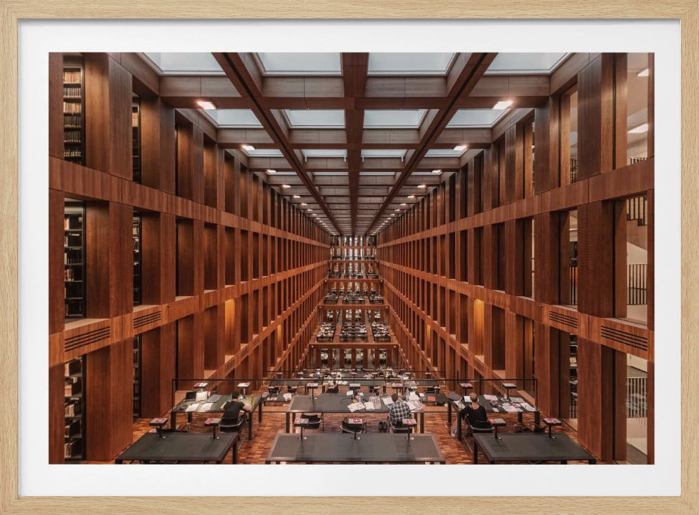 Bibliotheek in Berlijn. | Poster