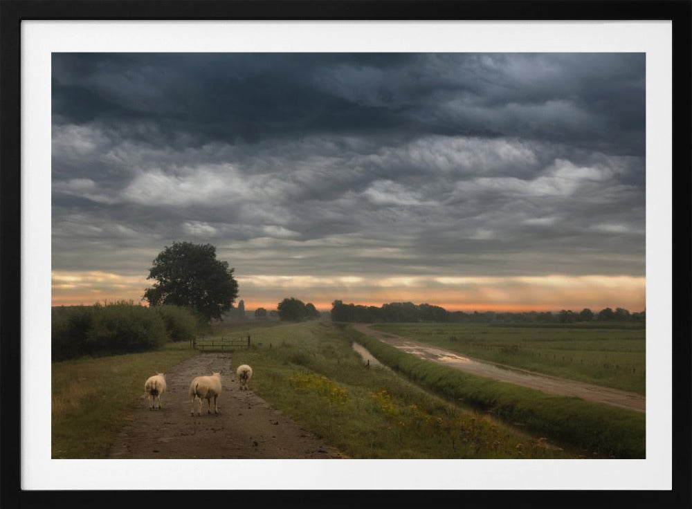 Wuivende wolken | Poster