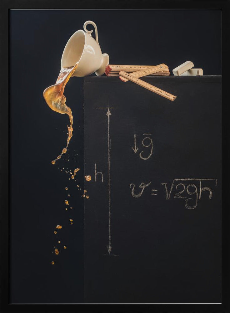 Een studie met vrije val | Poster