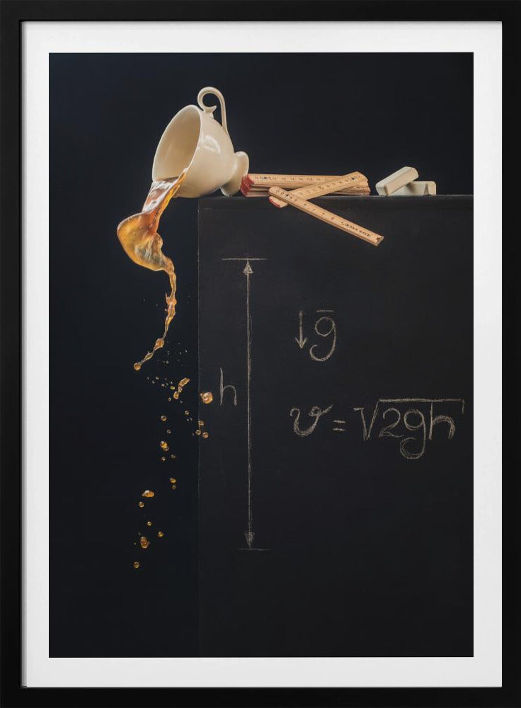 Een studie met vrije val | Poster