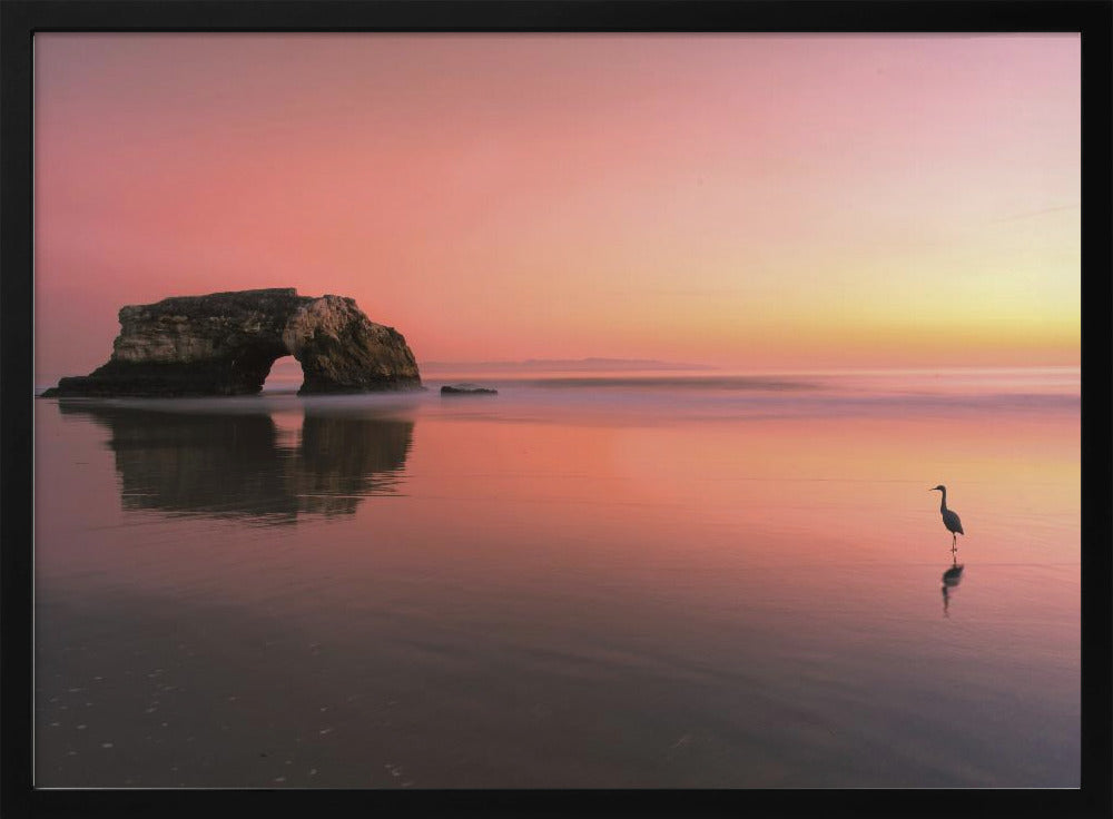 Zonsondergang bij de Natural Bridge-2 | Poster