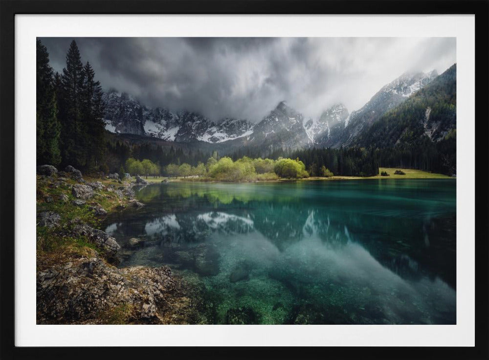 Turquoise blauw. | Poster