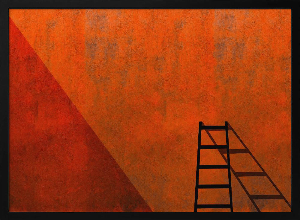 Een ladder en zijn schaduw | Poster