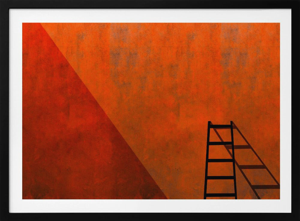 Een ladder en zijn schaduw | Poster
