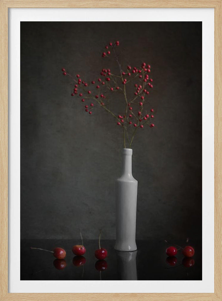 Regenachtigere kersen | Poster