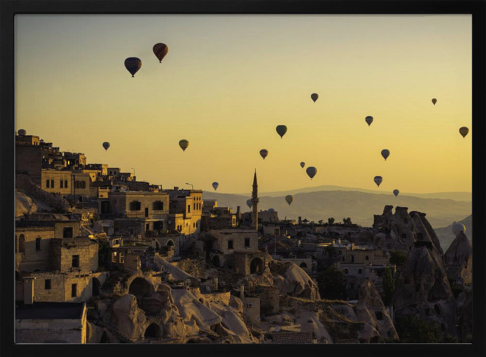 Zonsopgang boven Cappadocië | Poster