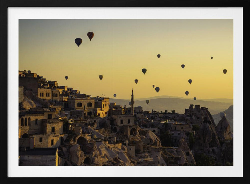 Zonsopgang boven Cappadocië | Poster