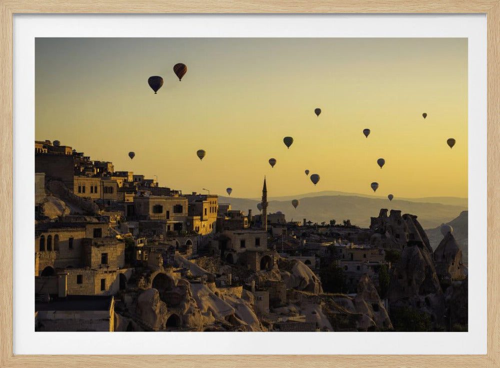 Zonsopgang boven Cappadocië | Poster