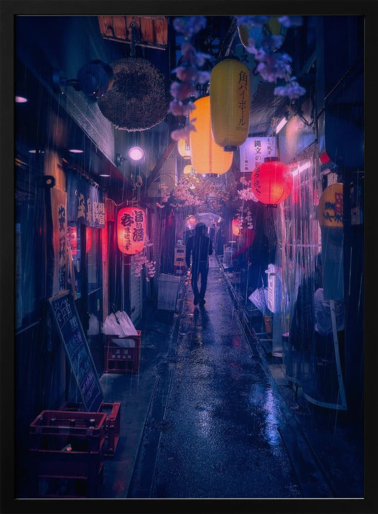 Tokio Blauwe Regen | Poster