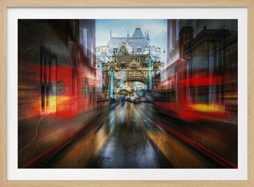 De rode bus | Poster