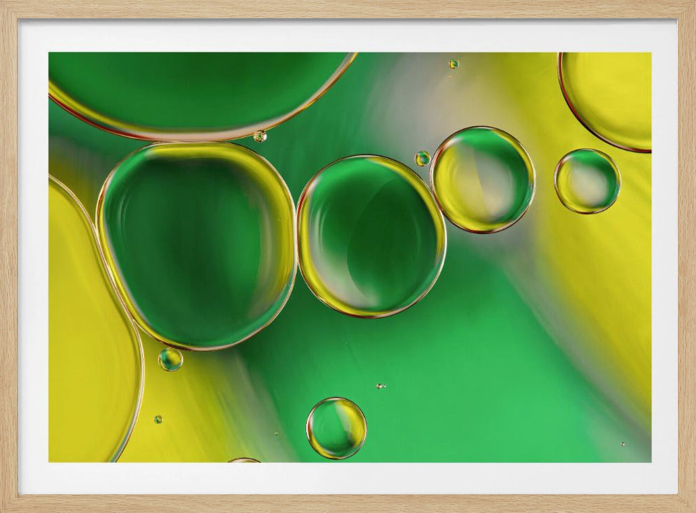 Olie en water | Poster