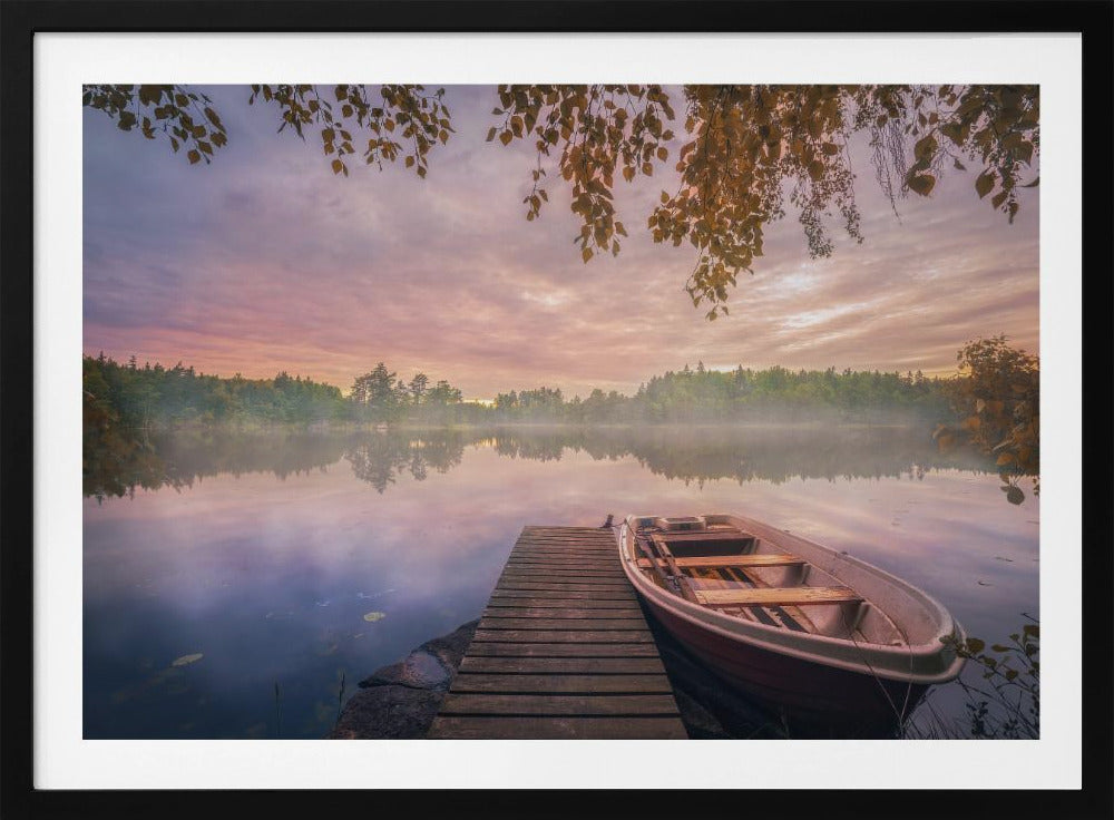 Kleurrijk meer | Poster