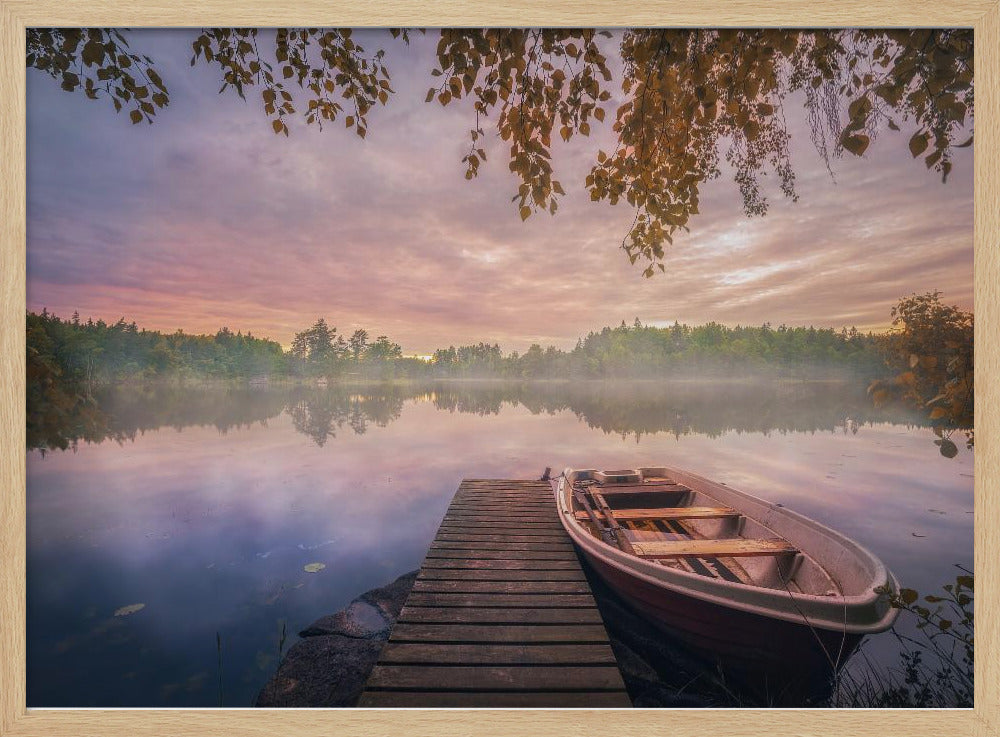 Kleurrijk meer | Poster