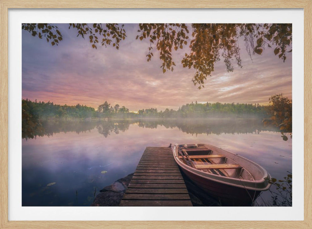 Kleurrijk meer | Poster