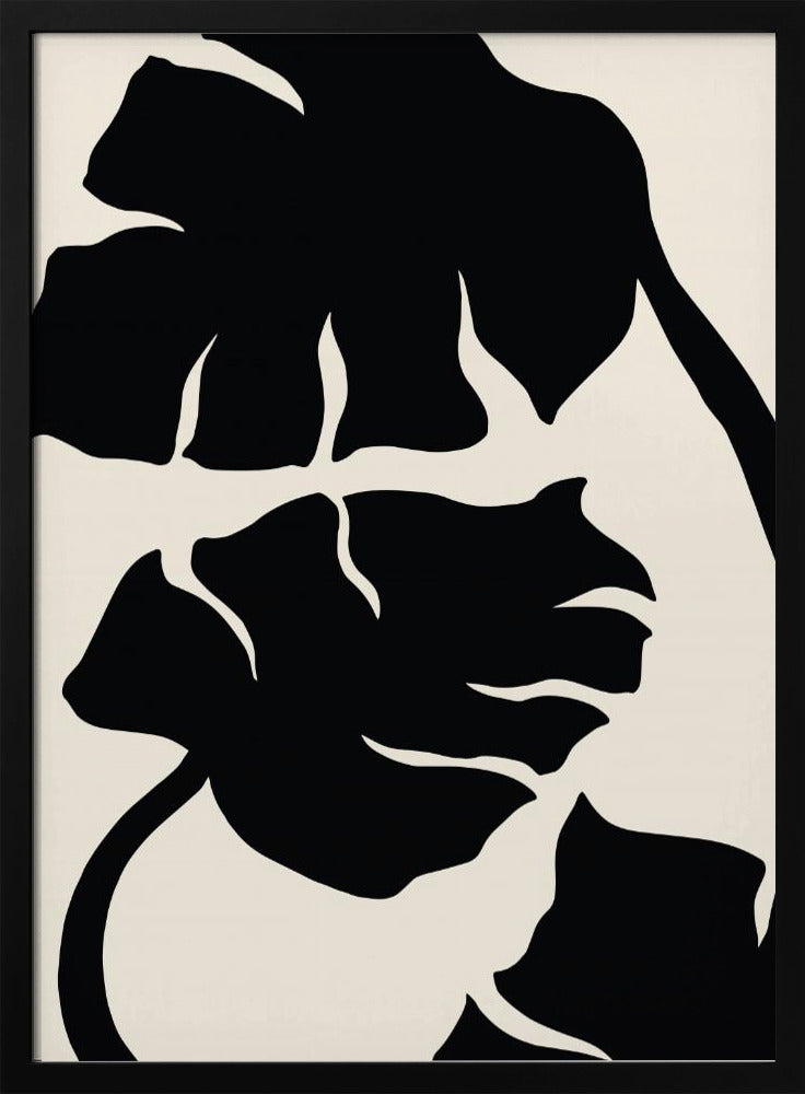 Monstera Zwart | Poster