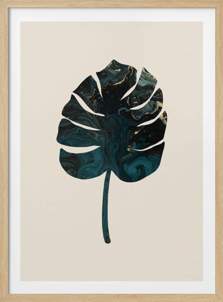 Monstera Marmergroen | Poster