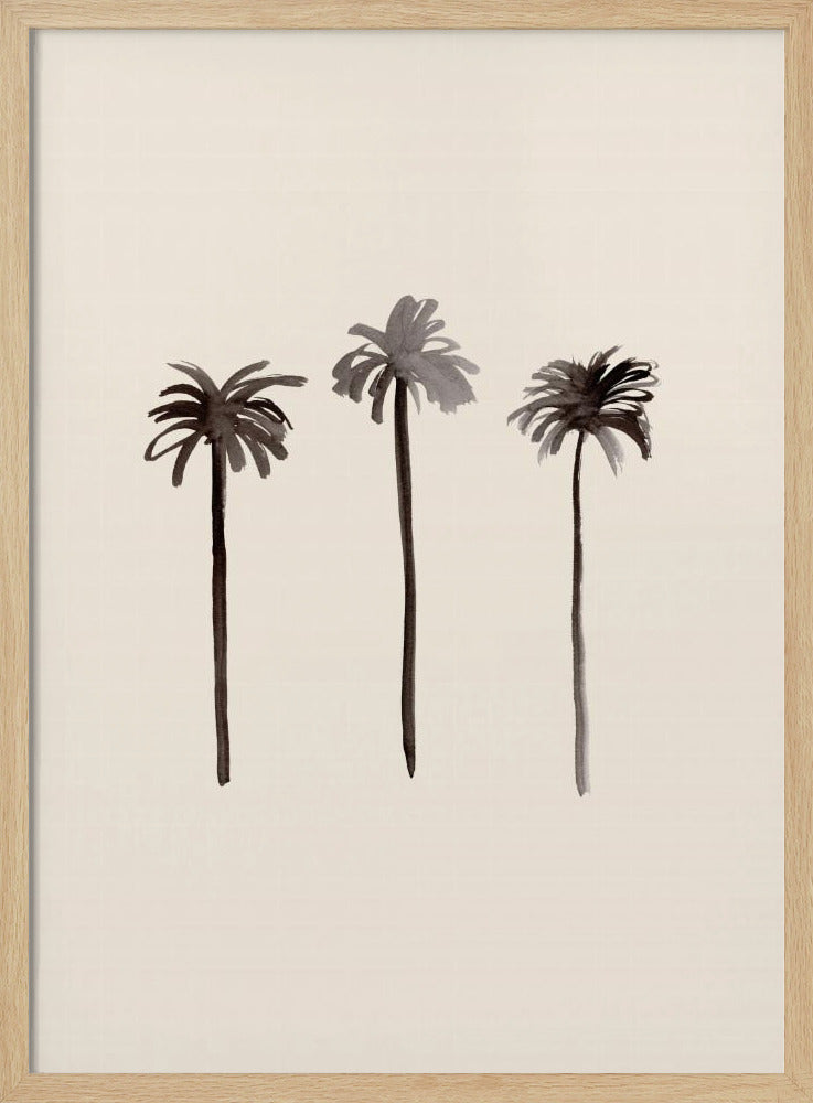 Palmbomen Inkt | Poster