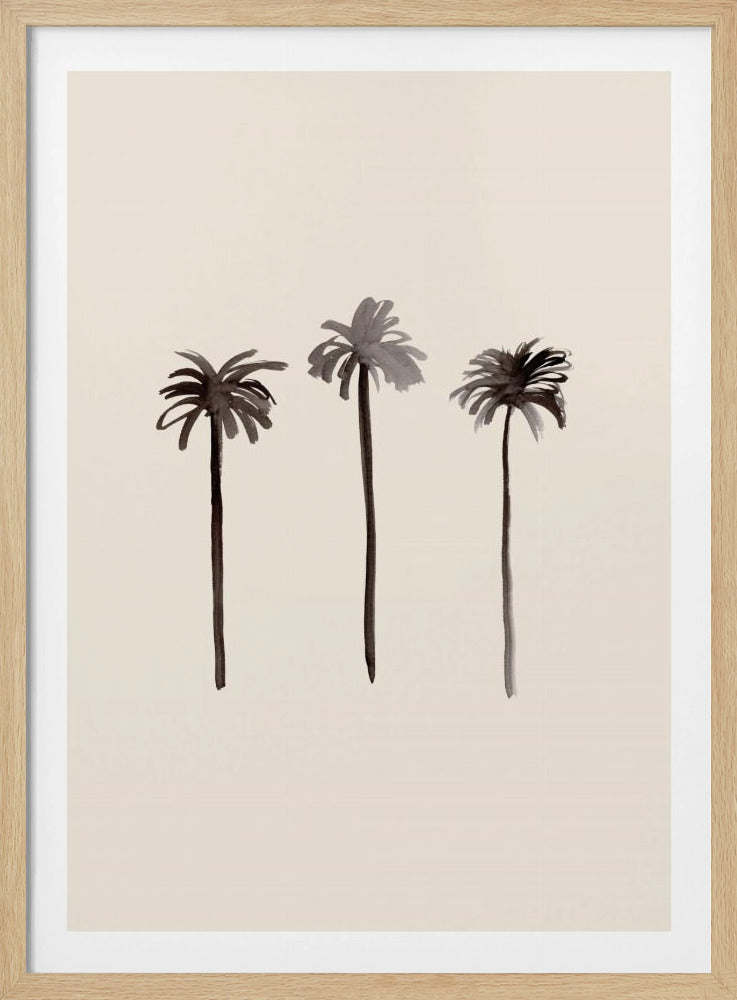 Palmbomen Inkt | Poster