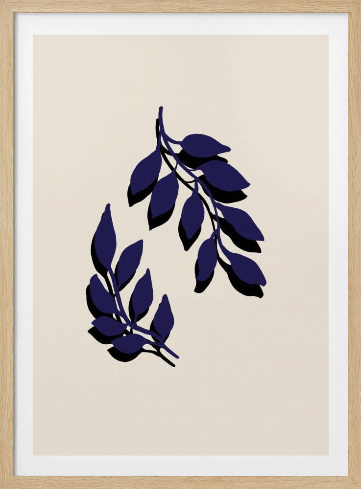 Blauwe Twijgen | Poster