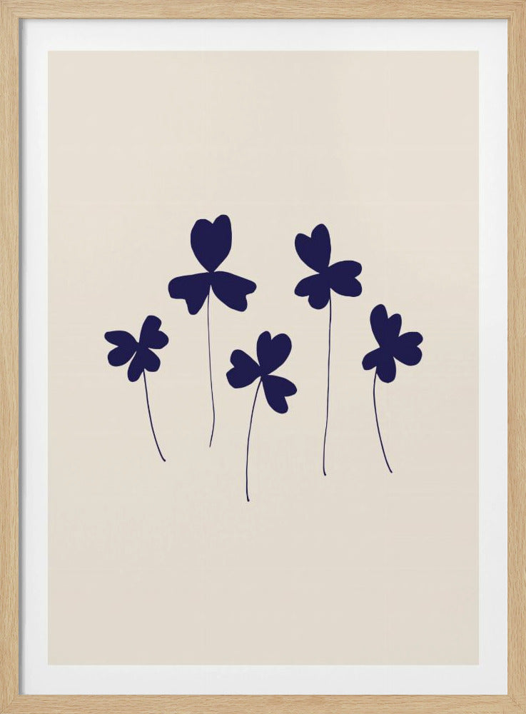 Blauwe zuring | Poster