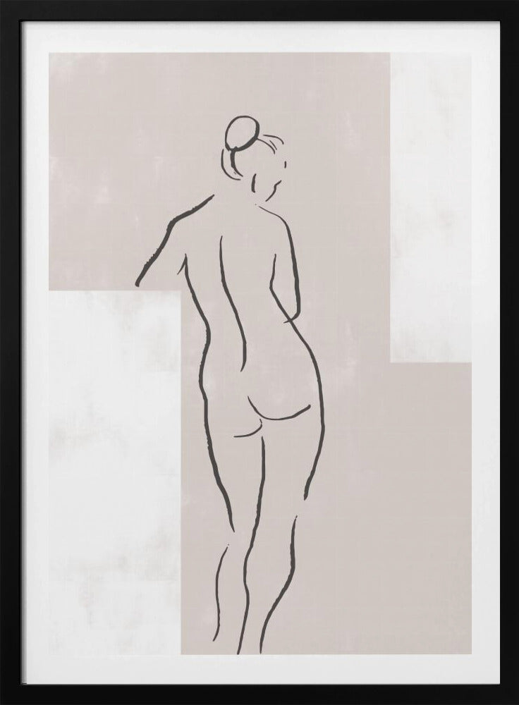 Vrouw in studio | Poster