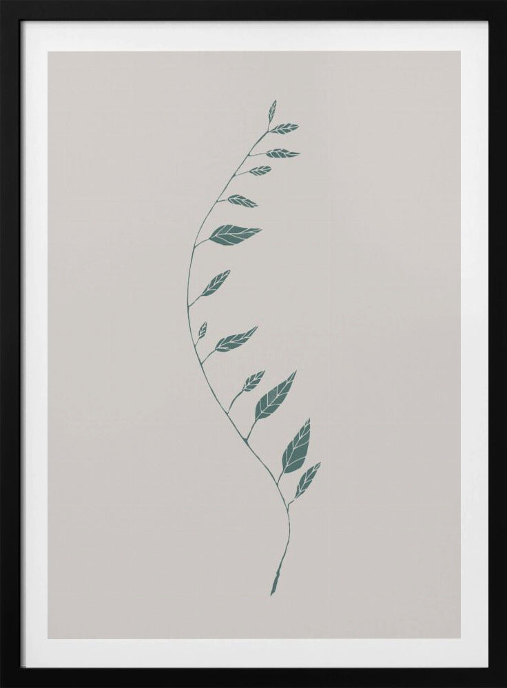 Wavy Branch Green | Poster
