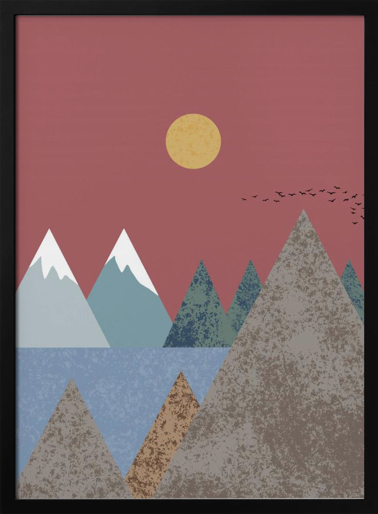 Berglandschap | Poster