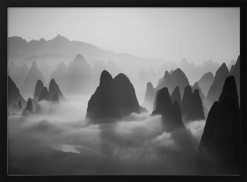 In de wolken | Poster