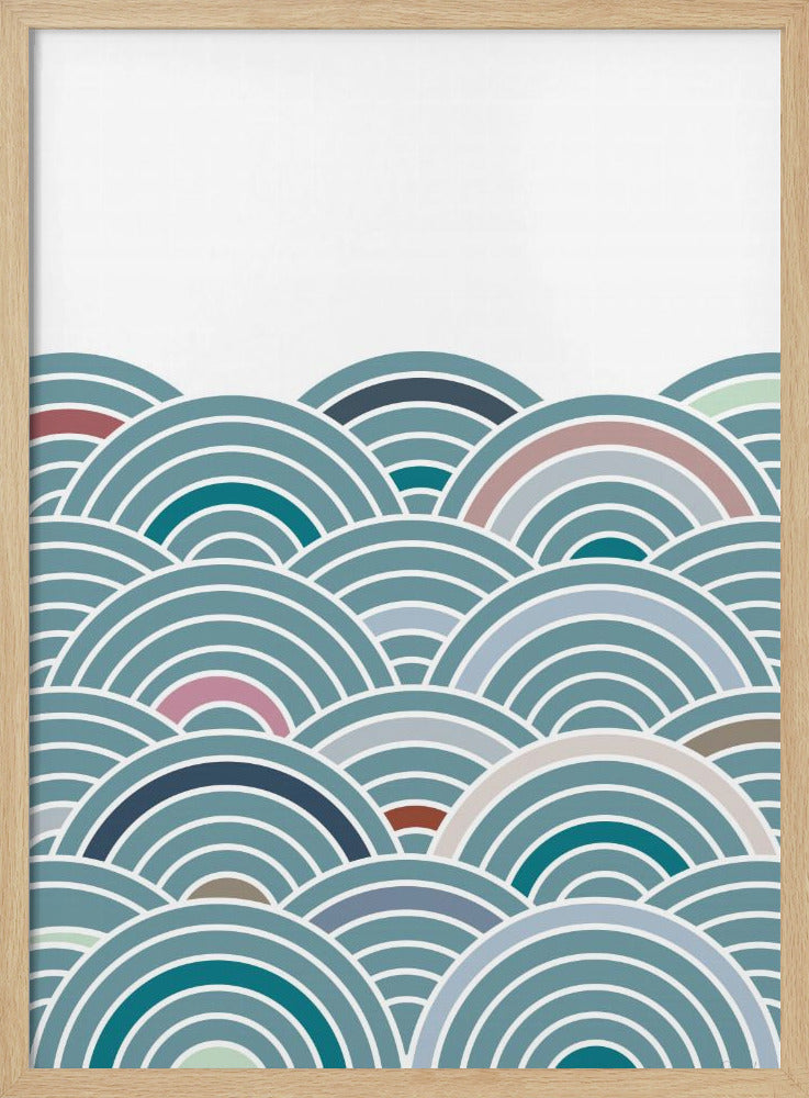 Zee van regenbogen | Poster