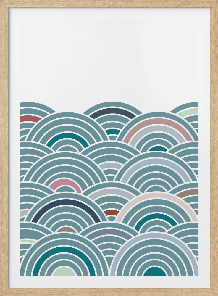 Zee van regenbogen | Poster