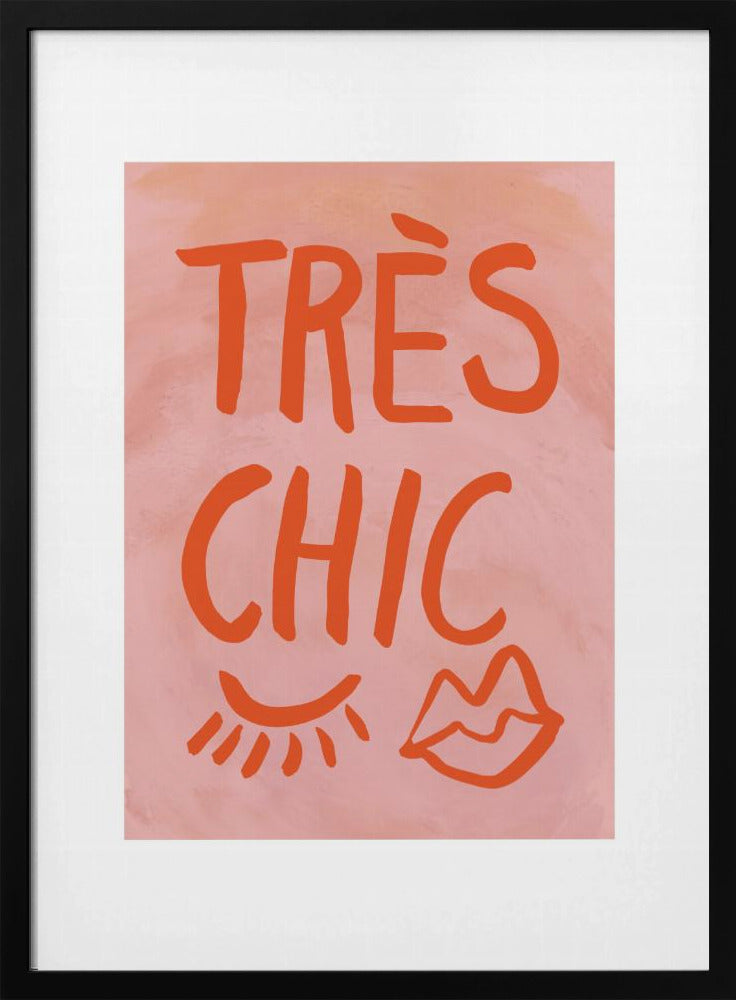 Très Chic Roze Frame | Poster