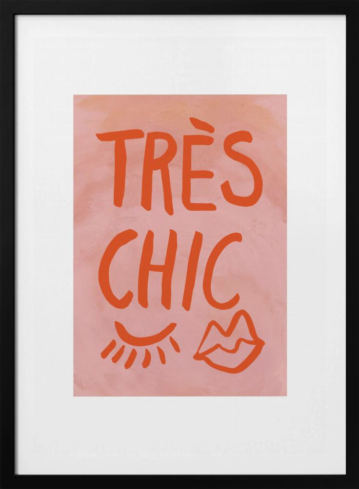 Très Chic Roze Frame | Poster