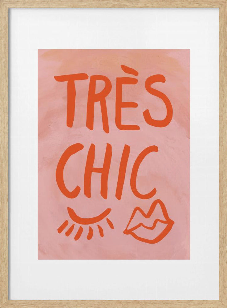 Très Chic Roze Frame | Poster