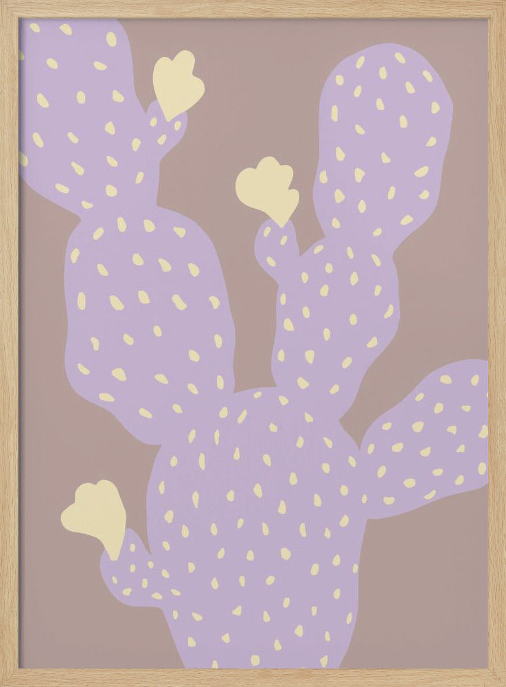 Lila Cactus | Poster
