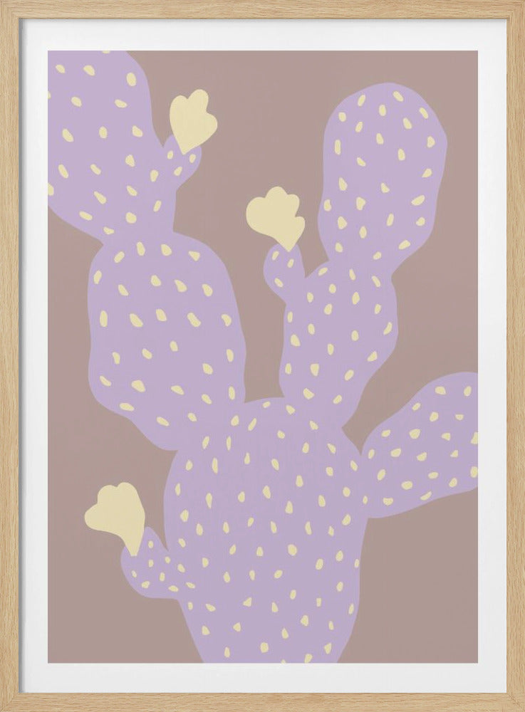 Lila Cactus | Poster