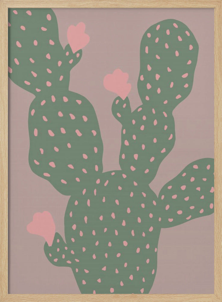 Groene Cactus | Poster