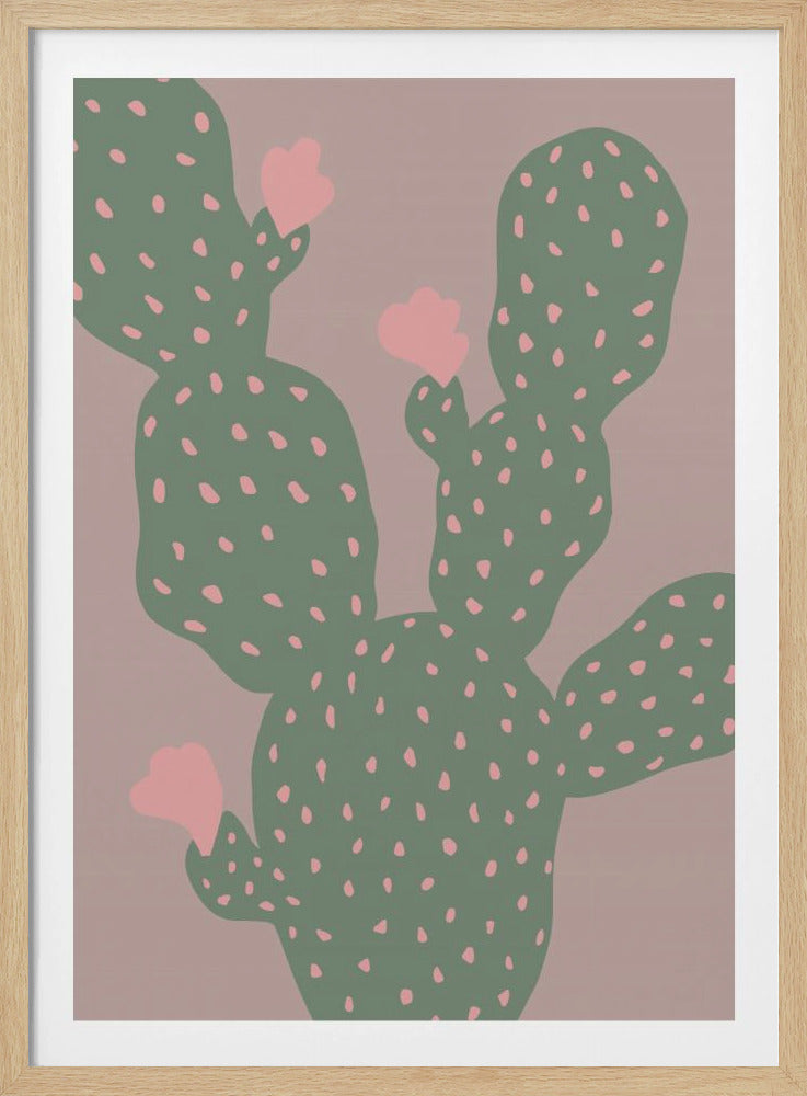 Groene Cactus | Poster