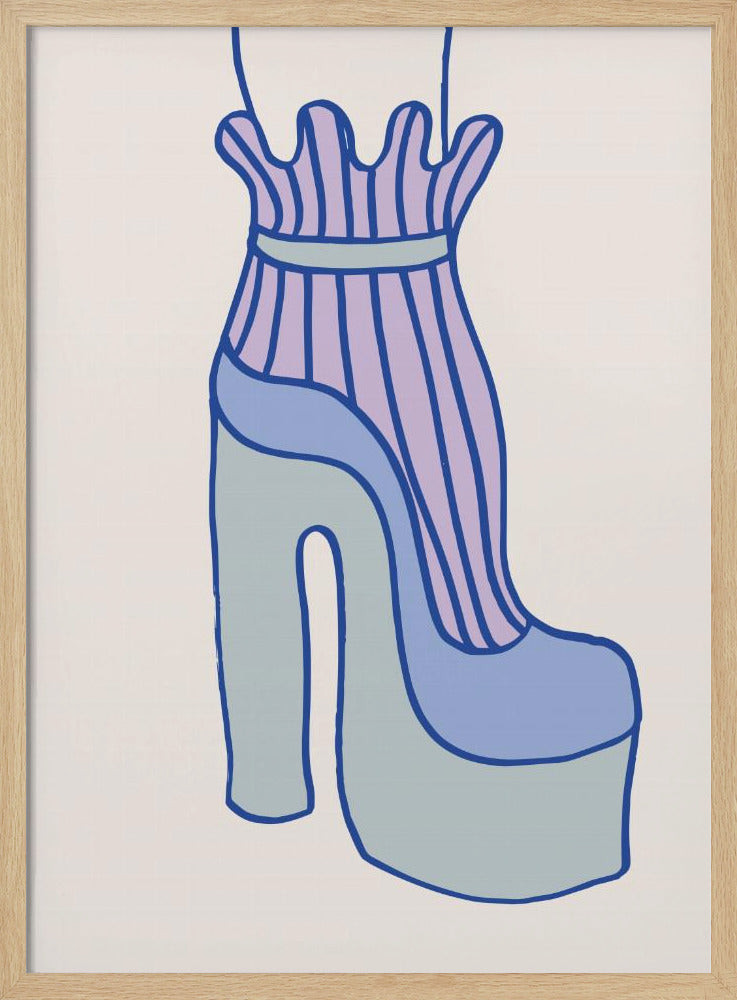 Blauwe Hak | Poster