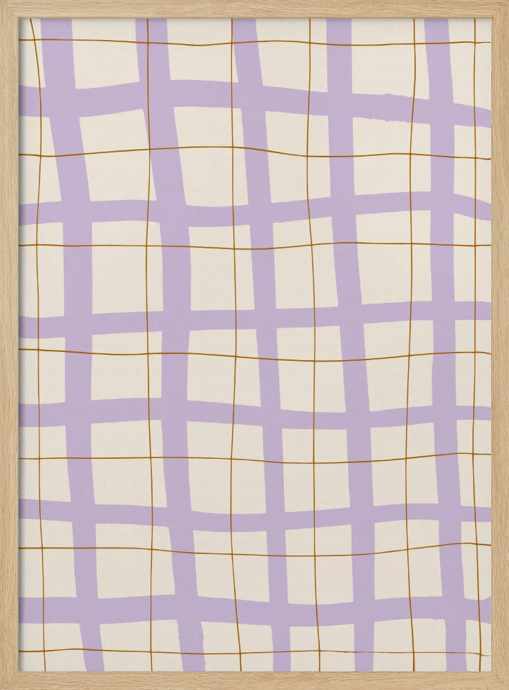 Lila raster | Poster