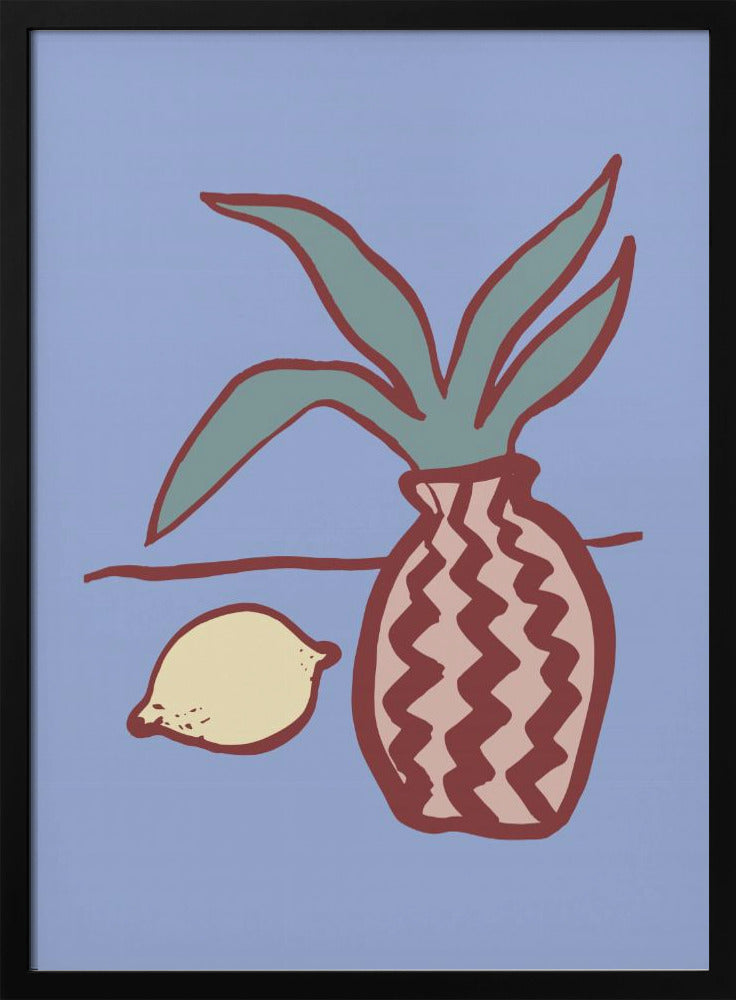 Blauwe Citroen | Poster