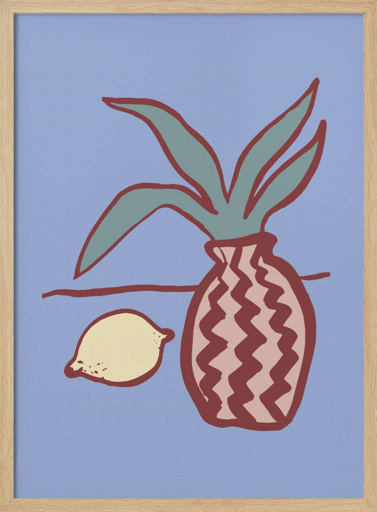 Blauwe Citroen | Poster