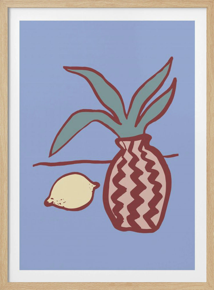 Blauwe Citroen | Poster